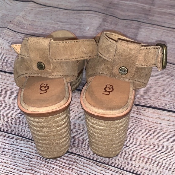 UGG Suede Platform Sandals - Picture 5 of 6